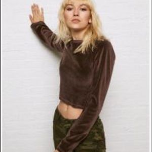 Velvet Bell Sleeve Sweater